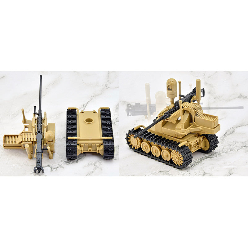 Tomytec 1/12 Scale Plastic Model : LittleArmory [LD049] UGV Armed Robot System 2 Caliber Carrier