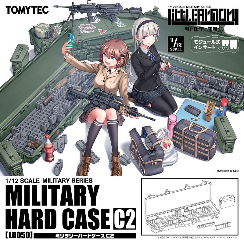 Tomytec 1/12 Scale Plastic Model : LittleArmory [LD050] Military Hard Case C2